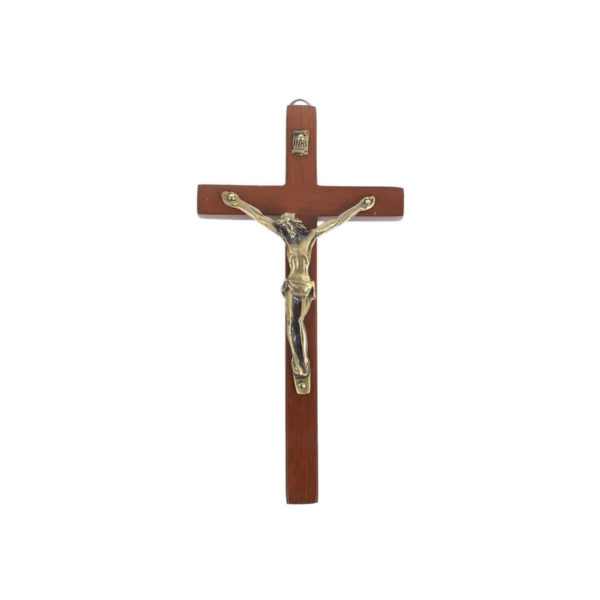 Vintage Wooden Metal Wall Cross