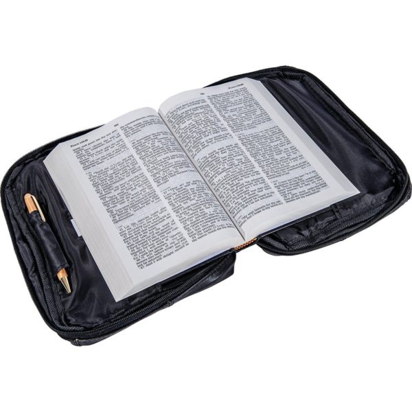 Womens Genuine Leather Embossed Bible Cover